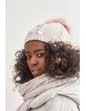 Winter powder set, hat and scarf C40 - Online store - Boutique